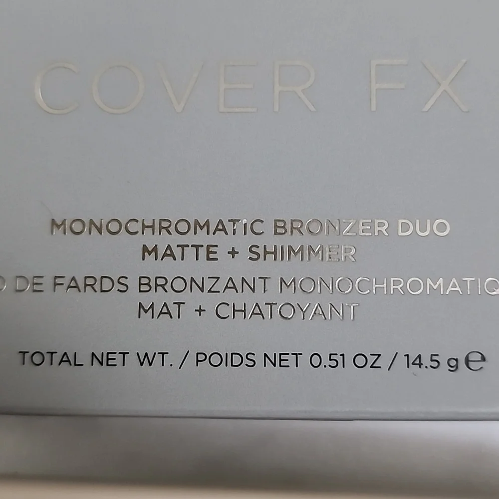 NIB Cover FX Monochromatic Bronzer Duo in Suntan‎ Bronze